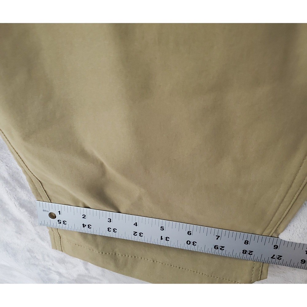Eddie Bauer Pants Mr Horizon Guide Chino Saddle Mens 35x32 Travex Tan NWT - Picture 11 of 11